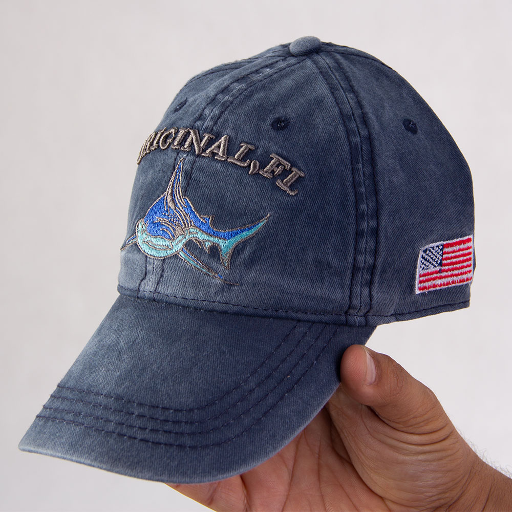 کلاه کپ مدل shark سرمه ای